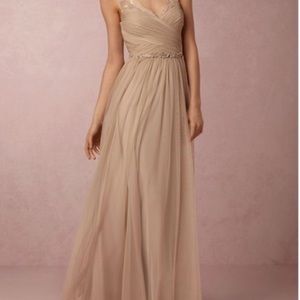 Tan long dress
